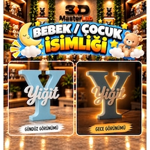 Kişiye Özel Harf İsimlik Led Işıklı 20 Cm