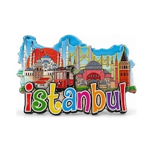 İstanbul Temalı Ahşap Buzdolapı Süsü Magnet Alk5937 01