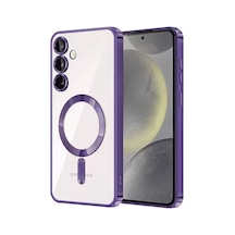 Newface Samsung Galaxy S23 Plus Kılıf Kross Magneticsafe Kapak - Mor