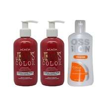 Jeans Color Saç Boyası Pamuk Şekeri Pembe 250ml 2ad Ve Ossion Boya Temizleyici 200ml