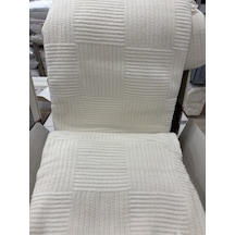 Sesli Comfort Beyaz Skoç Pamuk Örme Battaniye 200x220 Çift Kişilik Battal Diğer