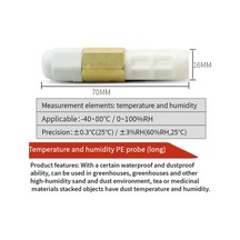 Ulzyvf Endüstriyel Nem Ve Sıcaklık Sensörü - Rs485 Modbusrtu, Ip67 Su Geçirmez, -40 C - 120 C Dayanıklı
