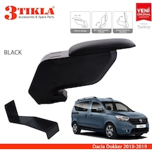 Dacia Dokker 2010-2019 Delmesiz Çelik Ayaklı Siyah Kolçak Kol Dayama