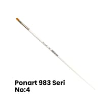 Ponart 983 Seri Düz Kesik Uçlu Fırça No 4