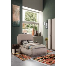 Eko Trend Djt Yıkanabilir Kaymaz Taban 3 Lü Yatak Odası Takımı P1333 Etnik Bordo
