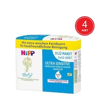 Hipp Baby Snaft Yenidoğan Temizlik Ve Bakım Mendili 4 X 3'Lü Paket 624 Yaprak
