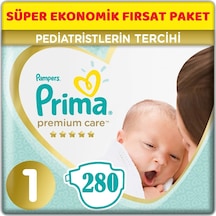 Prima Premium Care Bebek Bezi 1 Numara Yenidoğan 280 Adet Süper Ekonomik