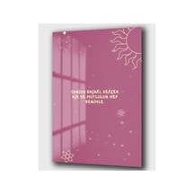 Aşk Ve Para Manifestimiz Benimle Cam Tablo