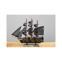 5 Adet Ahşap Korsan Gemisi Dekoratif Ahşap Oyuncak Ve Masaüstü Süs, Pirate Ship Wooden Model