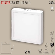 Ct-5272sıva Üstü Led Panel 1adet - 25 W Beyaz