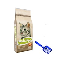 Micho Adult Cat Tavuklu Hamsi Ve Pirinç Eşliğinde Yetişkin Kedi Maması1,5 Kg+kürek