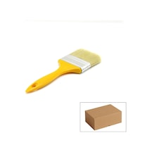Kestirme Boya Fırçası - 70 Mm - Sarı Saplı - No 3 Sarı Sarı