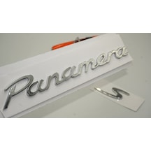 Porsche Panamera S Bagaj 3M 3D Abs Yazı Logo Amblem Seti (549184853)