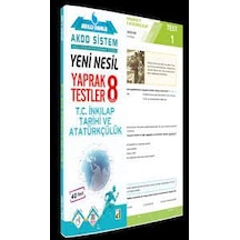 8.Sınıf T.C İnkılap Tarihi ve Atatürkçülük Yeni Nesil Yaprak Testler- Damla Yayınevi