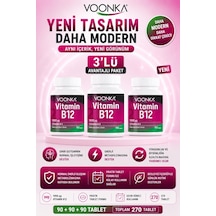 Voonka Vitamin B12 90 Tablet 3 Adet