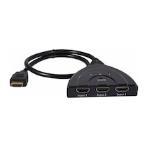3 In 1 Hdmi Çoklayıcı 3 Port Çoğaltıcı Kablo Switch