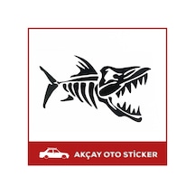 Köpek Balığı Sticker Köpek Balığı Oto Sticker Balık Araba Sticker