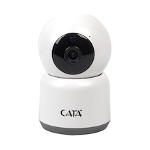 Cata Ct-4050 Kablosuz Akıllı Güvenlik Kamerası - Full Hd 1080p, Gece Görüşlü, 2 Yönlü Ses, Hareket Algılama, Pan/tilt Zoom, Wifi, 64gb Sd Kart Destekli