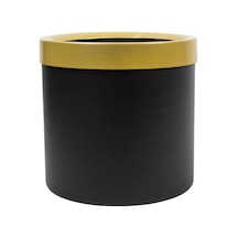 Rüzgar Çiçekcilik 30.30 Siyah Gold Saksı Siyah Gold