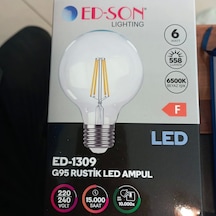 Ed-son 6 W Globe Led Ampul 6500k Beyaz Işık