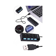 4 Girişli Hızlı Usb 3.0 Çoğaltıcı Hub Okuma Yazma Destekli Usb Giriş Çoğaltıcı Aparat Tuşlu