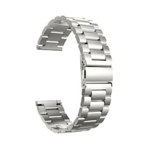 Adige Huawei Watch Gt 2 46mm Kordon Kayış Metal Sıralı Çelik 22/krd04