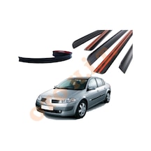 Renault Megane 2 Uyumlu Bagaj Üstü Spoiler Mat Siyah Uyumlu