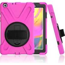 Newface Samsung Galaxy Uyumlu T290 Tab A 8 Kılıf Amazing Tablet Kapak - Pembe