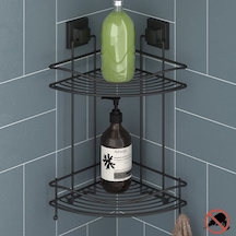 Easy Fix İki Katlı Köşe Rafı Çok Renkli