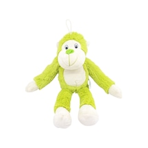 Peluş Maymun 40 Cm - Yumuşak Peluş - G5501 - Yeşil Beyaz