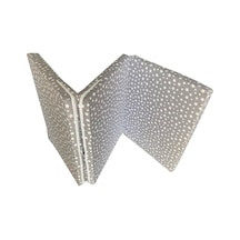 Katlanır Yer Yatağı Sünger Yatak Gri Yıldız 80x180 Cm-6 Cm Tek Kişilik