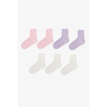 Penti Kız Çocuk Softies 7 Çift Soket Çorap Çok Renkli