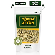 Yörem Afyon Afyon Un Bereketli Tarlalarından, Anne Eliyle Güneşte Kurutulmuş Hakiki Üçgen Kabak Kurusu 250gr.