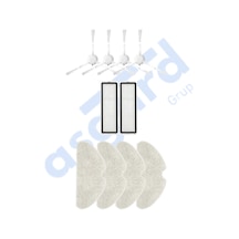 Dreame F9 Pro Uyumlu 4 Yan Fırça 2 Filtre 4 Mop Pkt-iasgf0000266