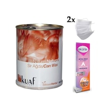 Kuaf Naturel Konserve Sir Ağda 800 ML + Ekamix Ağda Bezi 2 M