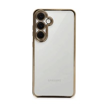 Samsung Uyumlu Galaxy S24 Fe Kılıf Razer Lensli Silikon - Gold 0.2M-Çok Renkli