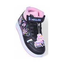 Prokids 4444 Syh-pmb Cırtlı Boğazlı Kız Çocuk Spor Ayakkabı Siyah