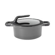 Berghoff 8501025 Gem Stay Cool Gri Döküm Tencere 24 cm