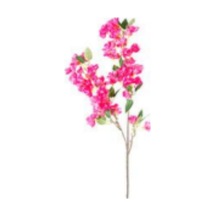 Yapay Bahar Dalı - Kiraz Çiçeği Fuşya 90 Cm Çok Renkli