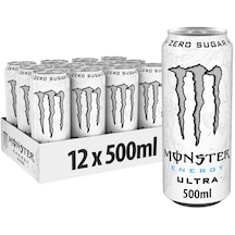 Monster Energy Şekersiz Enerji İçeceği 500 Ml X 12 Adet
