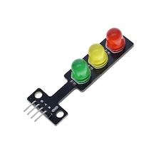 Trafik Işık Led Modülü 5v Ortak Katot 8mm Led Kırmızı Sarı
