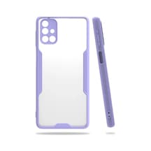 Newface Samsung Galaxy Uyumlu  M31s Kılıf Platin Silikon - Lila Belirtilmemiş