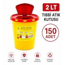 2 Lt Tıbbbi Atık Kutusu 150 Adet