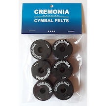 Cremonia Cymfelts Siyah 6'lı Zil Keçesi
