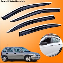 Opel Corsa B Krom Cam Rüzgarlığı Abs Nikelajlı Krom Mügen Cam Rüzgarlığı 1993-2000 Arası 4 Parça