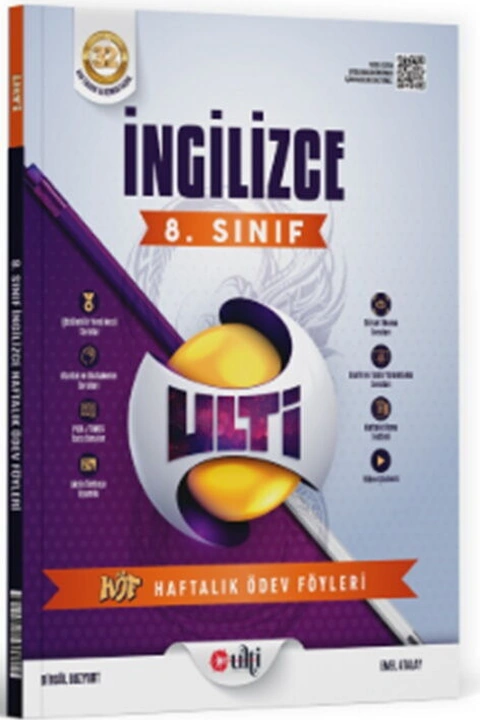 Ulti Yayınları 8. Sınıf Lgs İngilizce Haftalık Ödev Föyleri