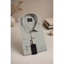 Elitpark Exclusive Line Yeşil Pamuklu Cepli Erkek Gömlek