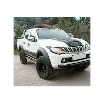 Mitsubishi L200 Triton 2015-2018 Çamurluk Dodik Seti Mat Siyah Vida Görünümlü Çamurluk Dodik