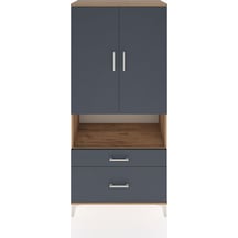 Hyperion Dolap 2 Raflı 2 Çekmeceli Tek Askılı 88x44x195 Çam-a... Çam