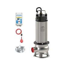 Sumak Sdtv 20/2 İnox Komple Paslanmaz Vortex Çarklı Foseptik Dalgıç Pompa 380 Volt 2.2 Hp 13 Mss